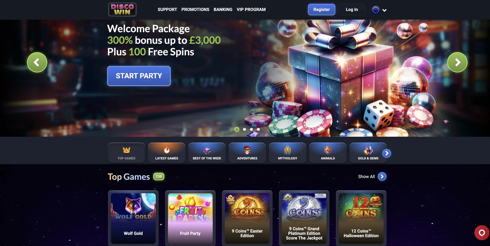 DiscoWin Casino Review