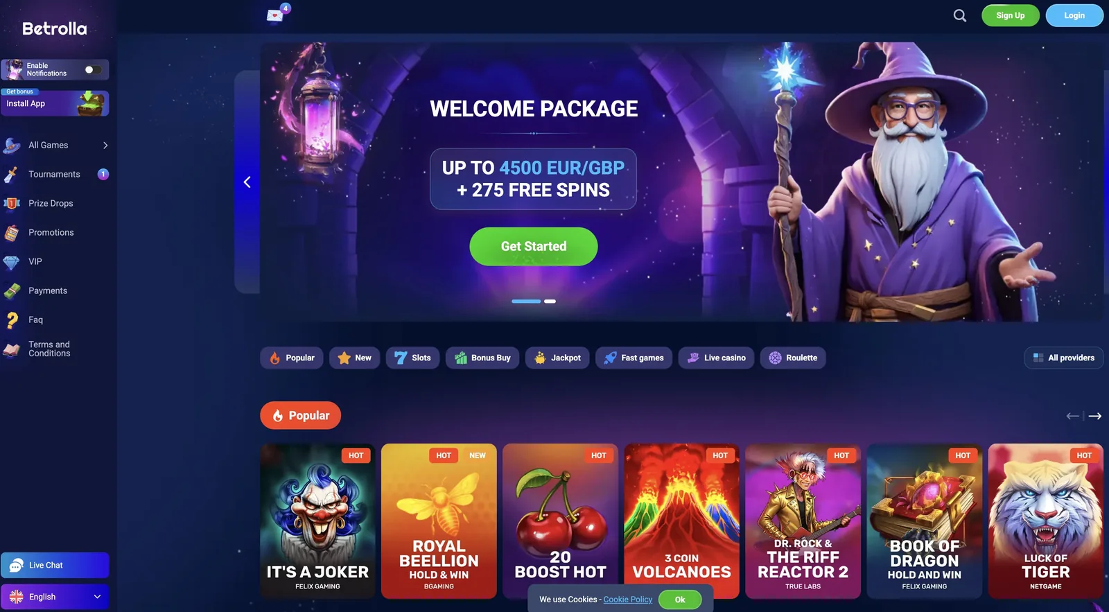 BetRolla Casino Review